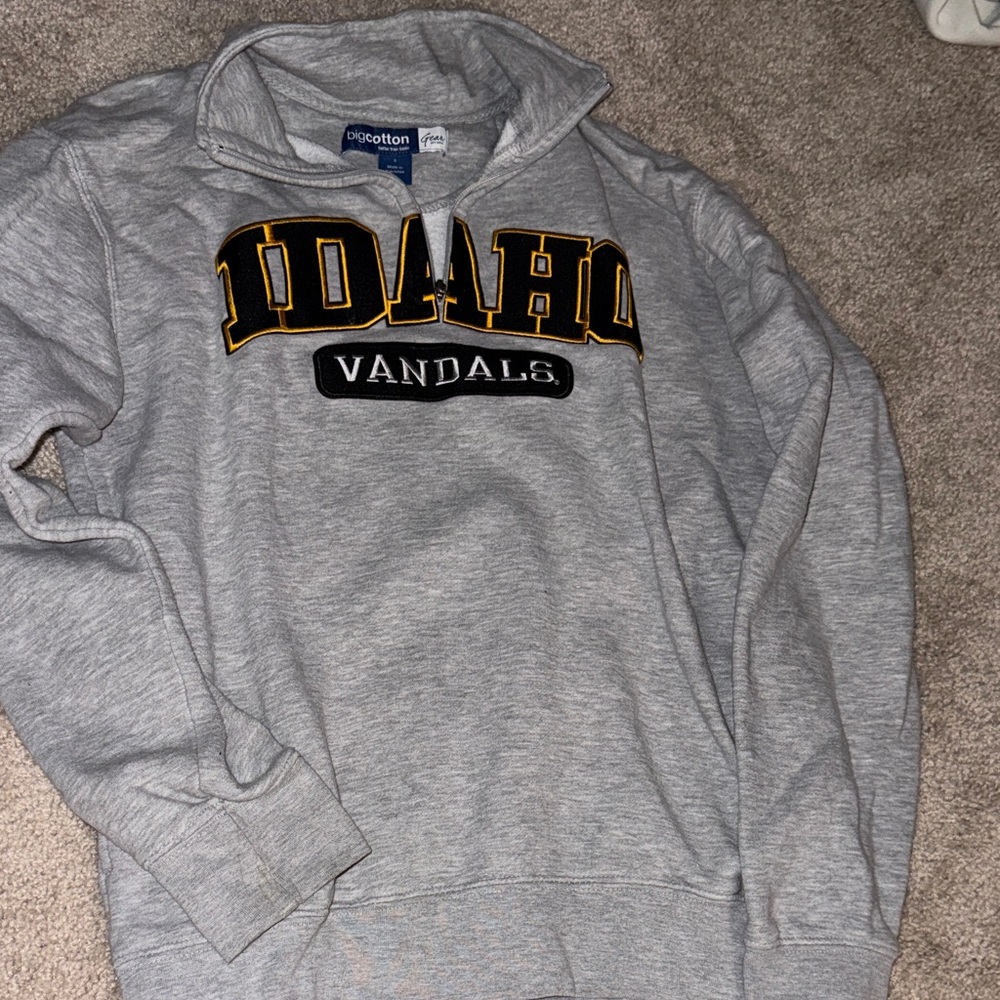 Gray Idaho Vandals Men's Hoodie by Pro Edge